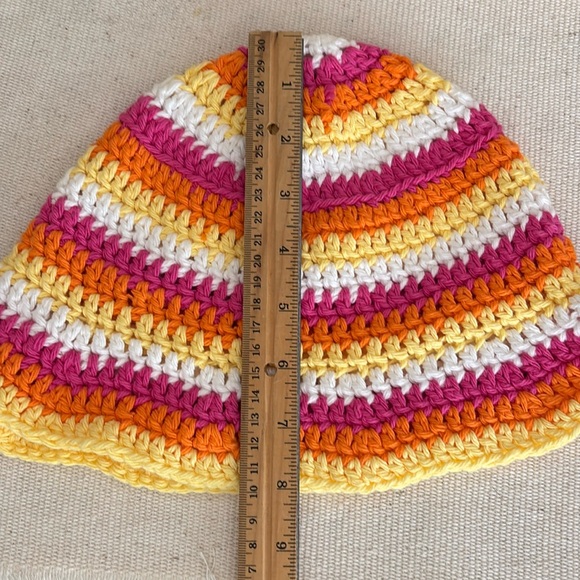Spectacular handmade Colorful Crocheted Bucket Hat - Picture 3 of 3